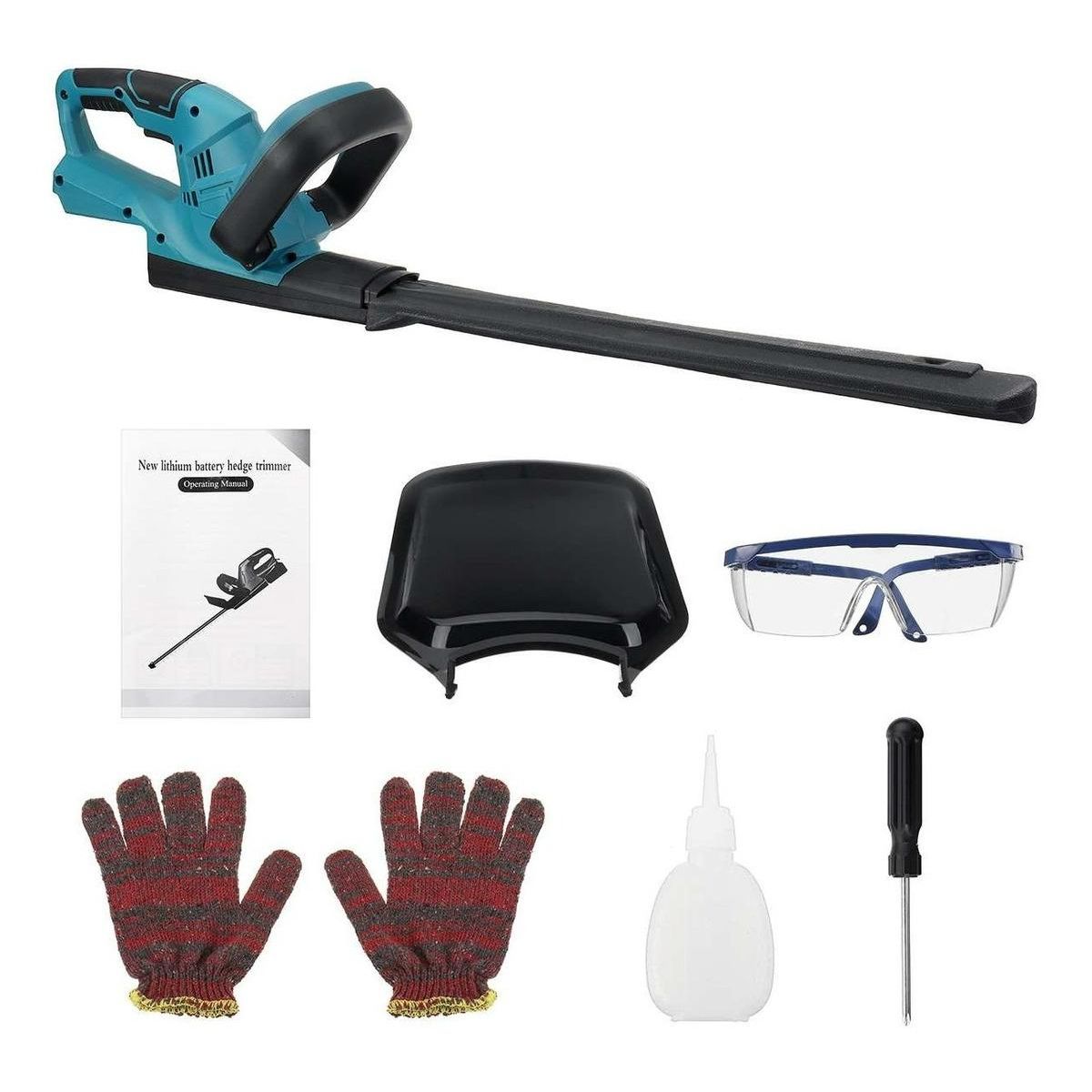 GENERICO - Cortasetos Inalámbrico Recargable de 48V con Hoja Dura