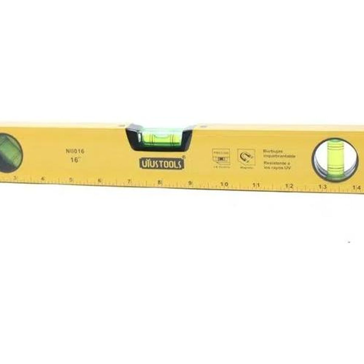 GENERICO - Nivel Torpedo Imán con 3 Burbuja Medición Precisa 40 cm