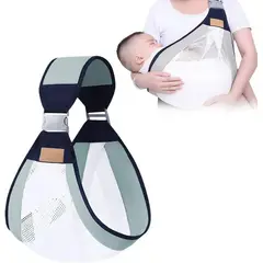 GENERICO - Fular Portabebés Ergonómico Poliéster con Correa Ajustable
