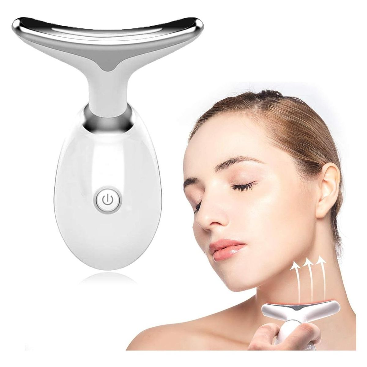 GENERICO - Masajeador Facial Ultrasonido para Cuidado del Cuello y Piel