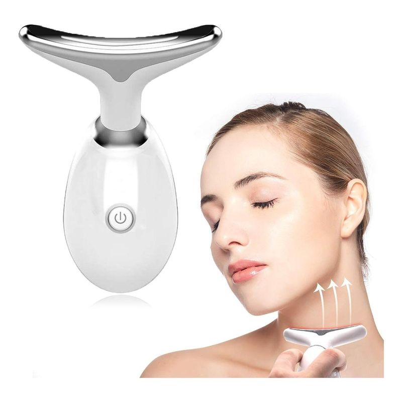 GENERICO - Masajeador Facial Ultrasonido para Cuidado del Cuello y Piel