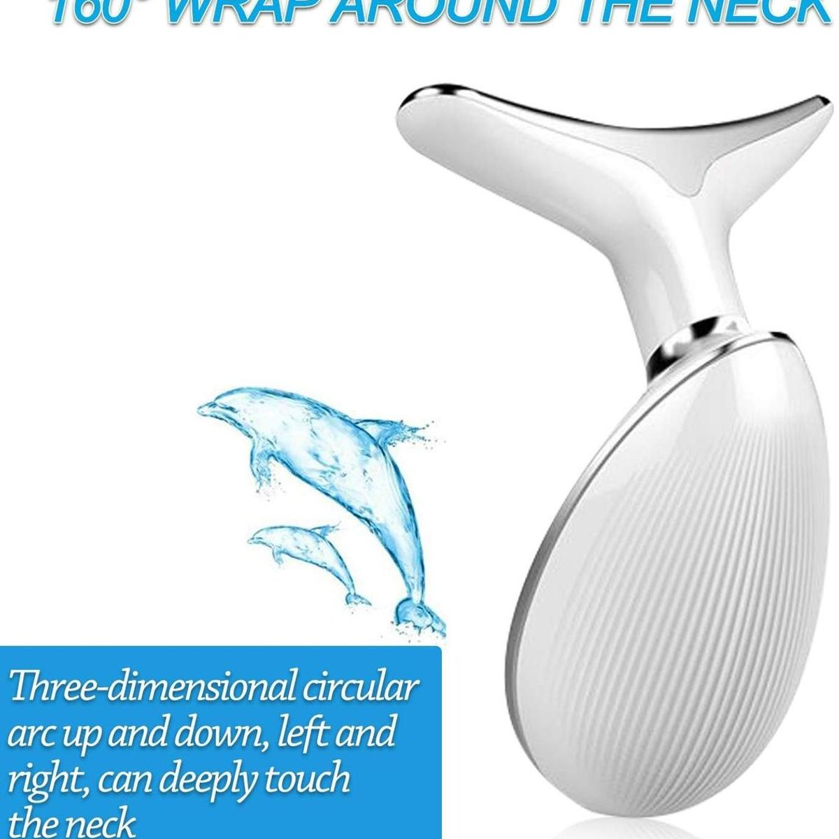 GENERICO - Masajeador Facial Ultrasonido para Cuidado del Cuello y Piel