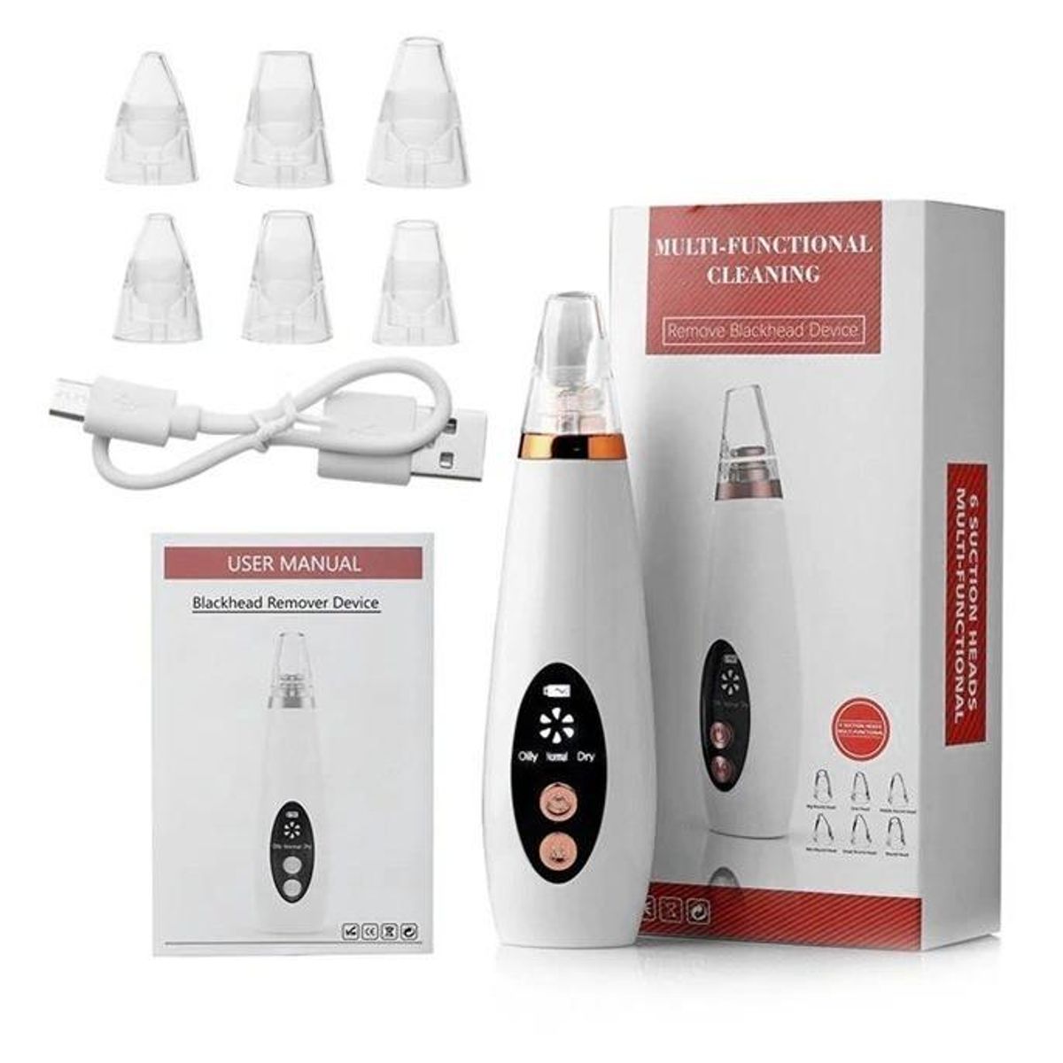 GENERICO - Extractor de Puntos Negros para Limpieza Facial Efectiva