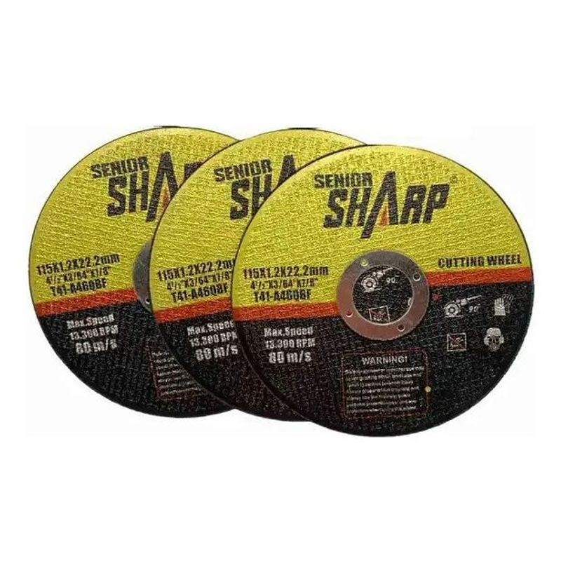 GENERICO - Pack de 50 Discos de Corte para Metal 115 mm