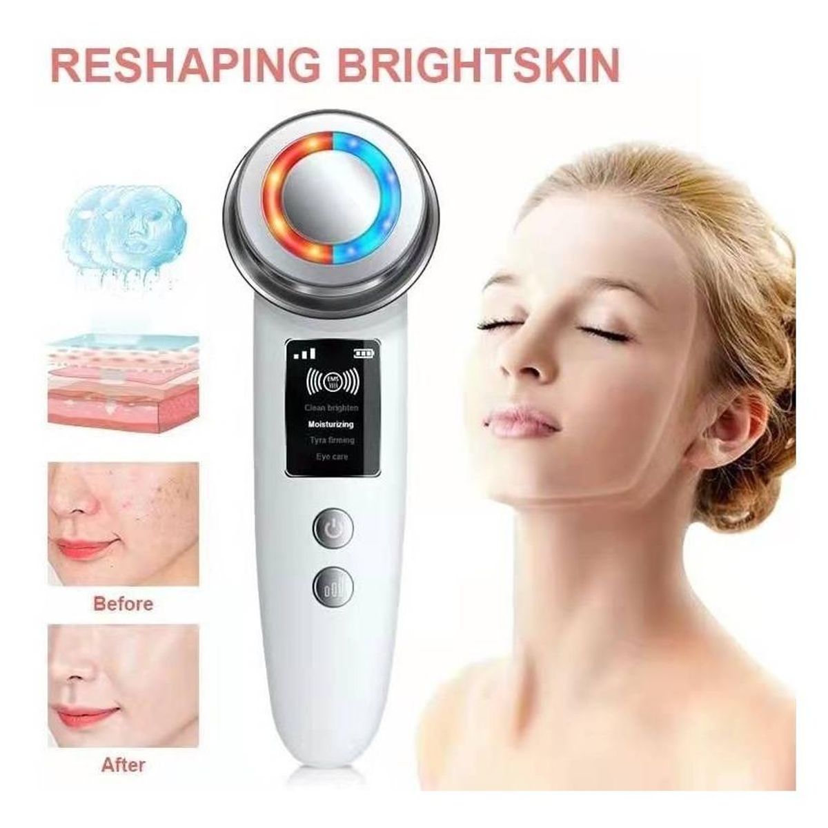 GENERICO - Máquina de Elevación Facial para Rejuvenecimiento y Masajes