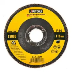 GENERICO - Pack de 5 Discos de Lija Flap para Metal y Madera