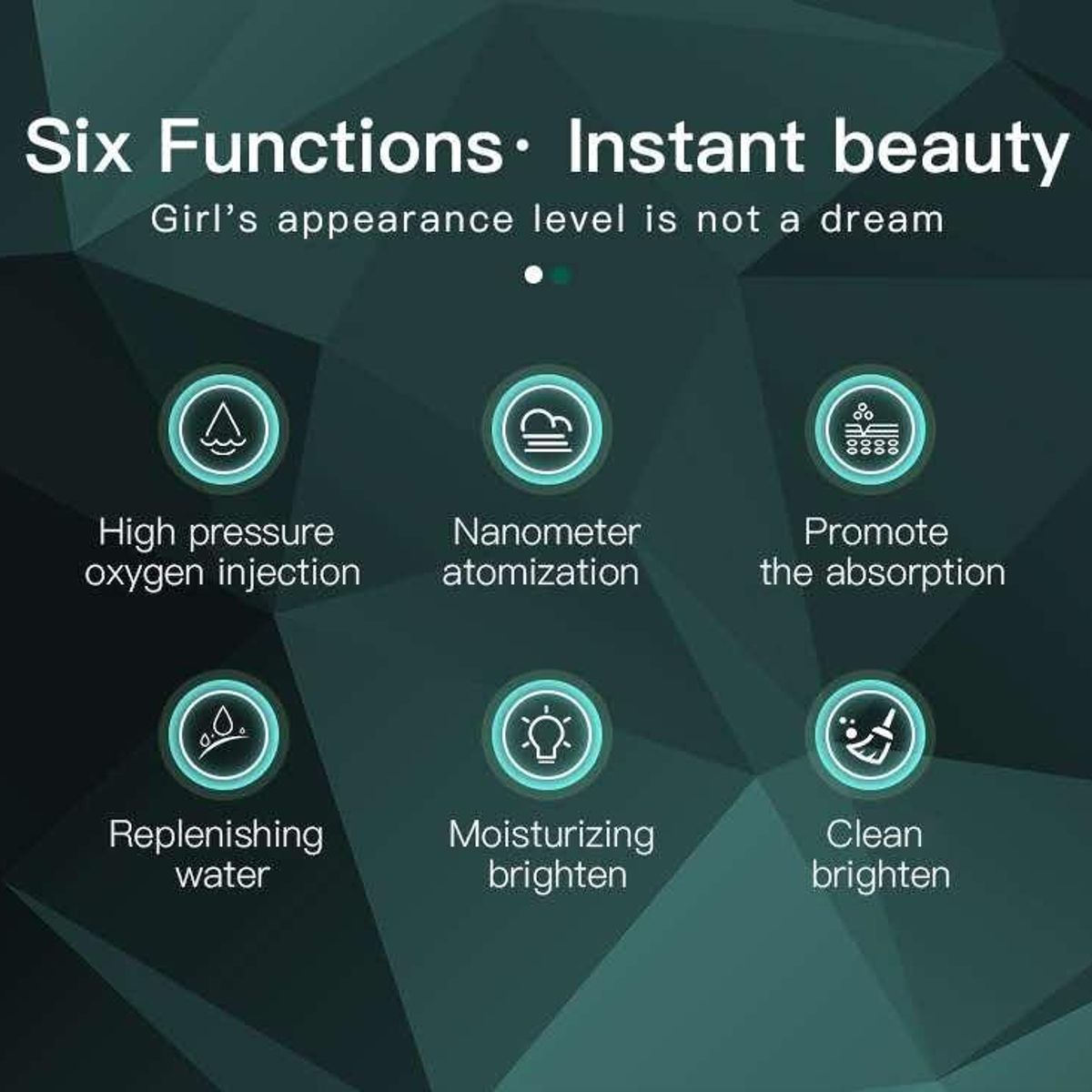 GENERICO - Vaporizador Facial Nano Iónico Hidratante Portátil