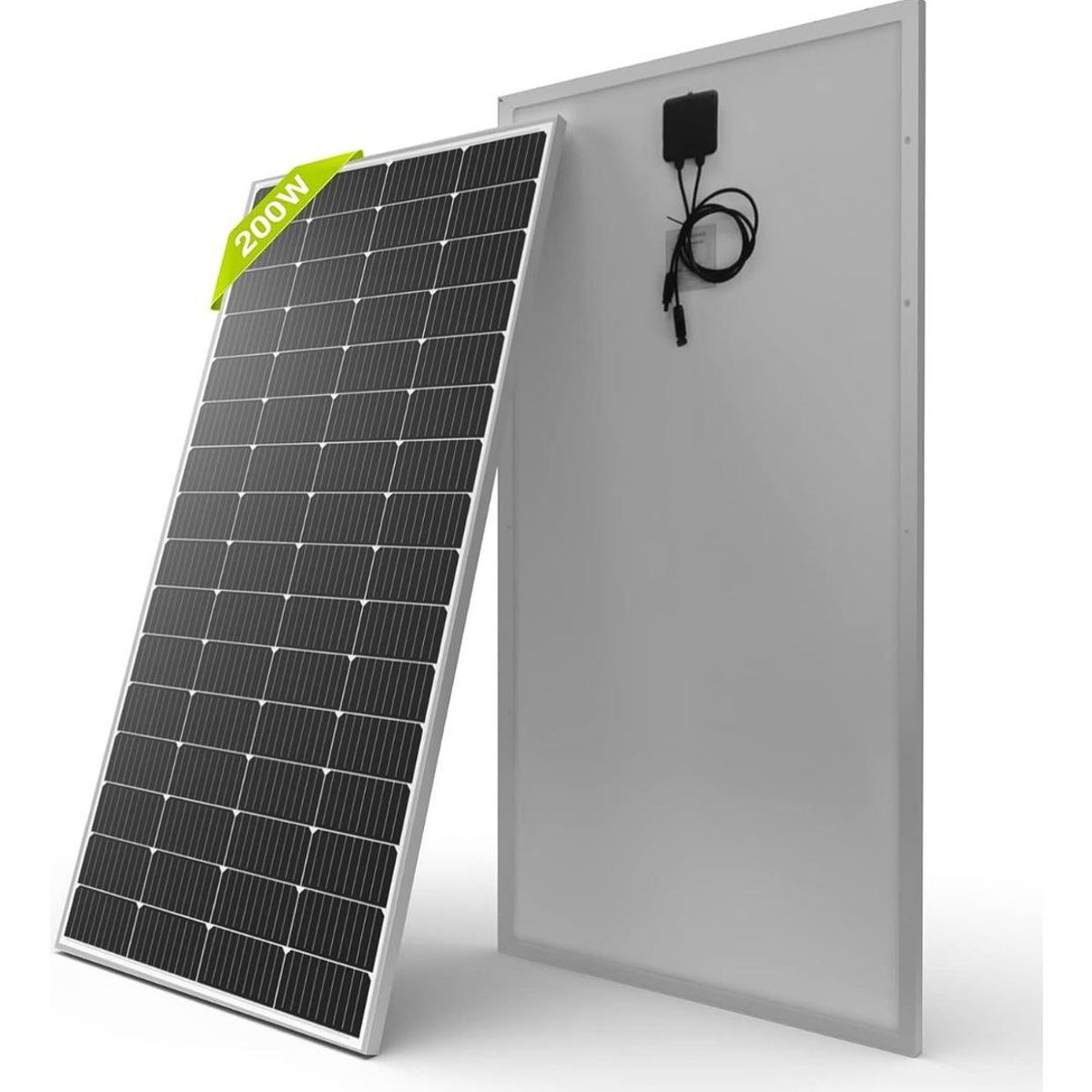 GENERICO - Panel Solar Monocristalino 200W 12-36V Eficiente y Compacto