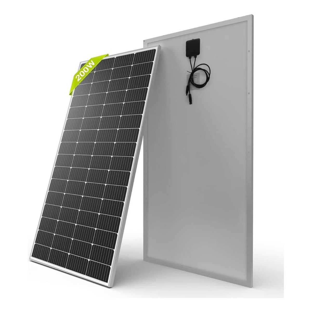 GENERICO - Panel Solar Monocristalino 200W 12-36V Eficiente y Compacto