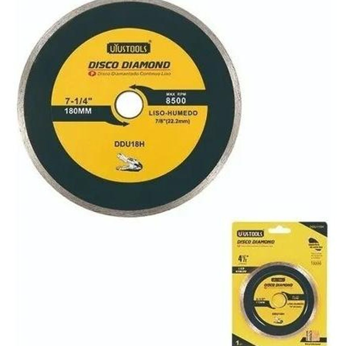 GENERICO - Disco de Diamante Liso para Cortadora Angular de 7 14"