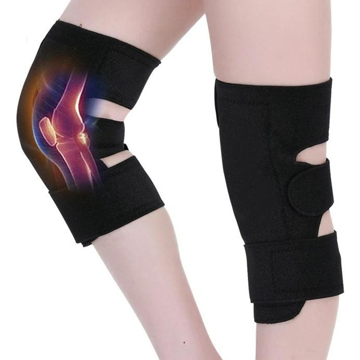 GENERICO - Rodillera Magnética con Turmalina para Artritis - Talla G