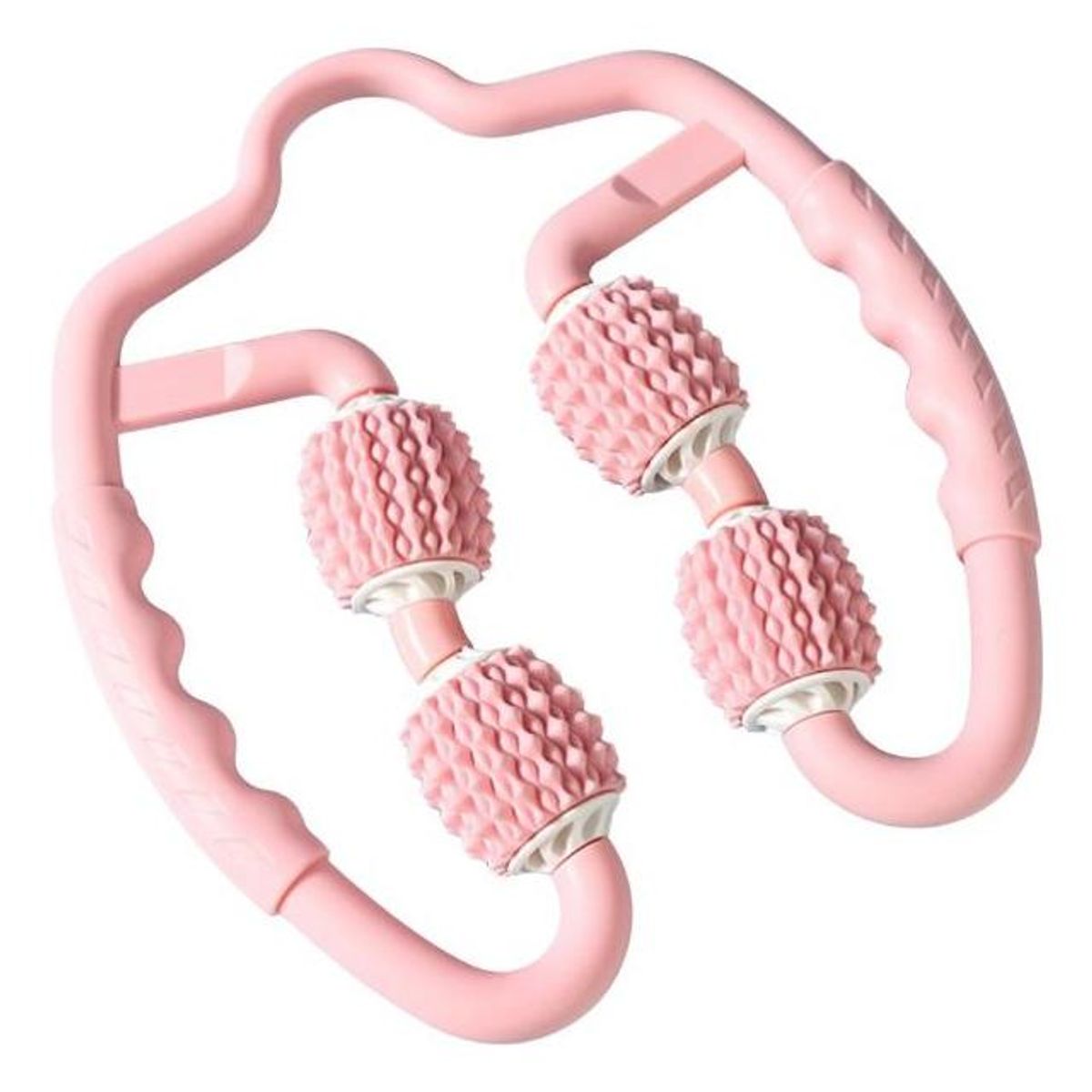 GENERICO - Abrazadera de Masaje con 4 Rodillos Rosa para Relajación