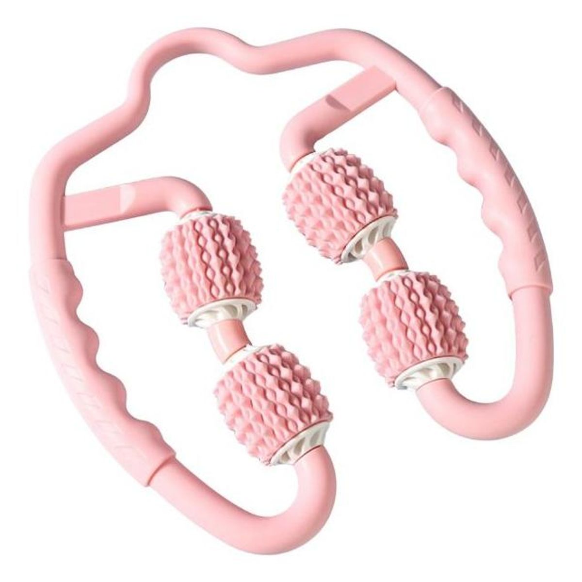 GENERICO - Abrazadera de Masaje con 4 Rodillos Rosa para Relajación