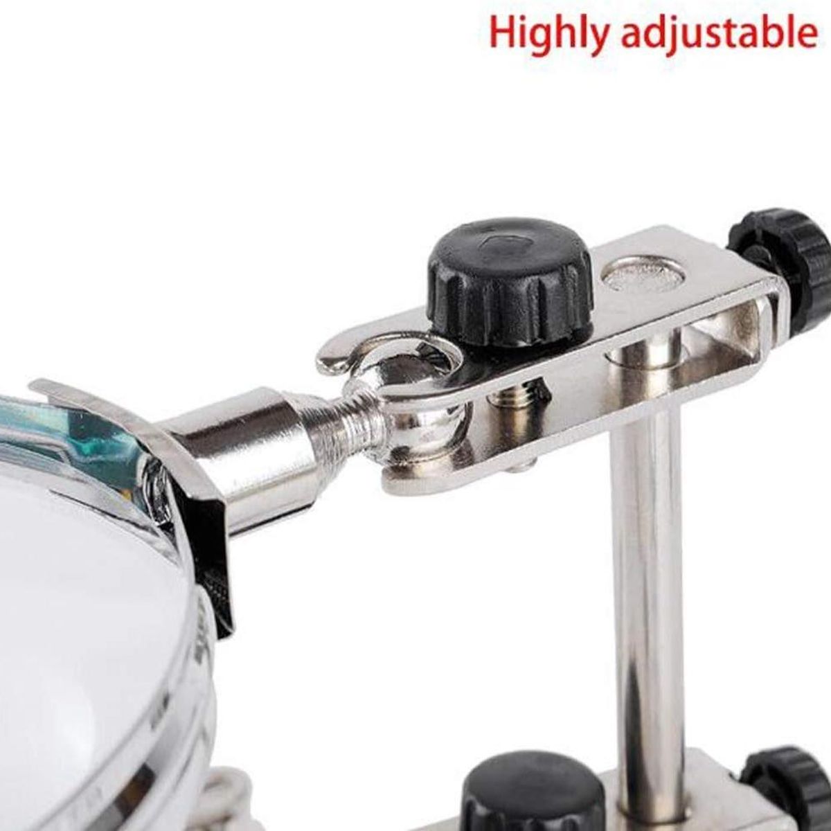 GENERICO - Lupa de Escritorio con Soporte y Pinza para Cautin