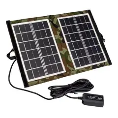 GENERICO - Panel Solar Portátil Flexible de 7W con Carga USB