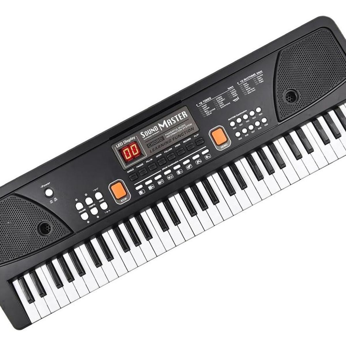 GENERICO - Teclado Musical Digital Portátil de 61 Teclas