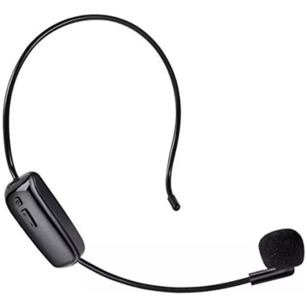 GENERICO - Micrófono Inalámbrico Recargable con Cintillo Color Negro