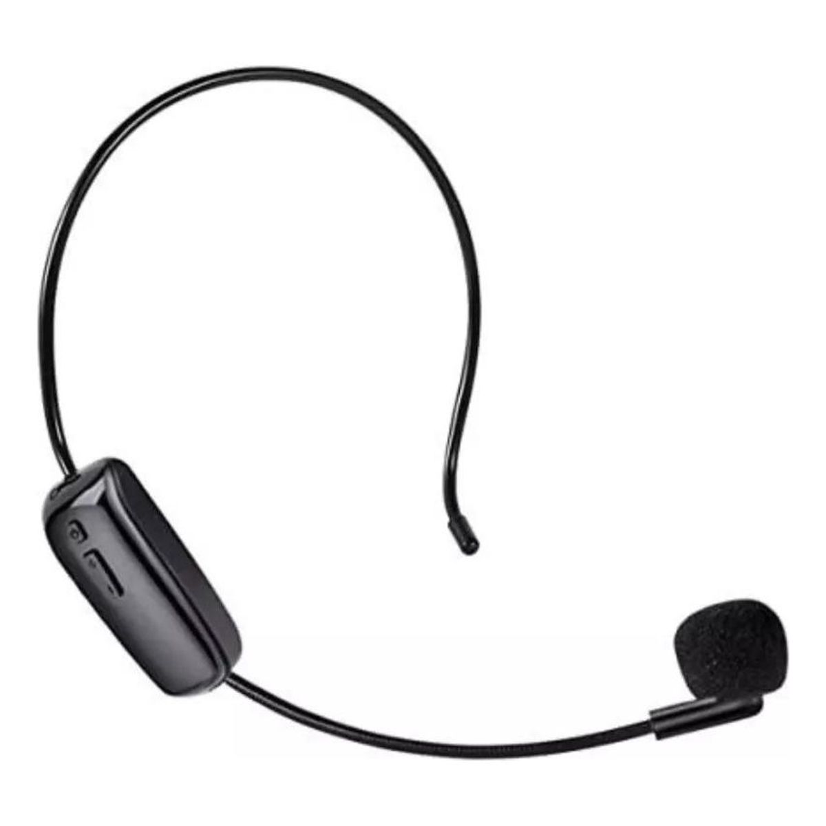 GENERICO - Micrófono Inalámbrico Recargable con Cintillo Color Negro