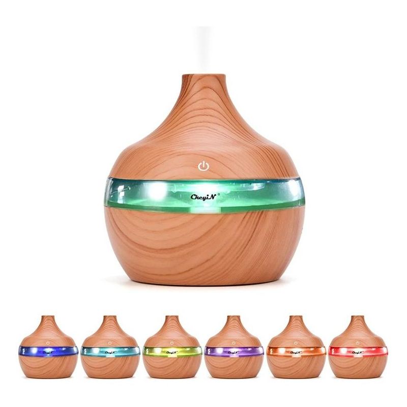 GENERICO - Humidificador Aromático USB LED 300ml con Luz