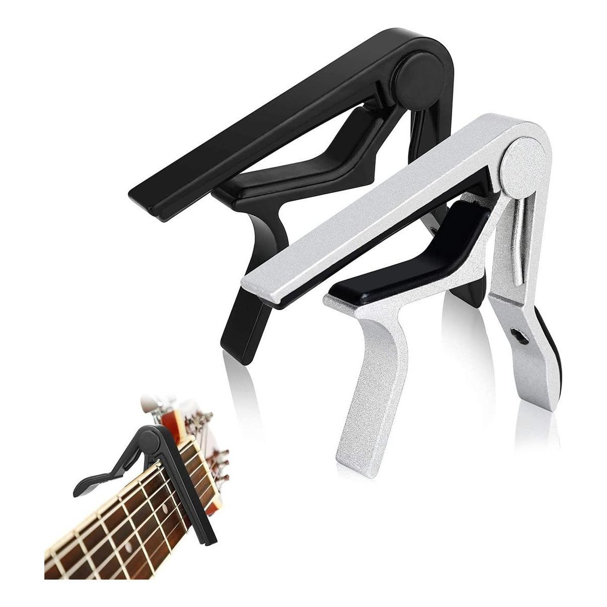 GENERICO - Capo de Liberación Rápida para Guitarra Variados Colores