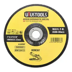 GENERICO - Pack de 5 Discos de Desbaste para Corte de Metal 7 78”