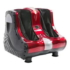 GENERICO - Masajeador Eléctrico Shiatsu para Pies y Piernas RojoNegro