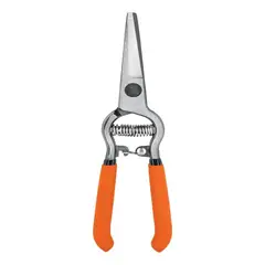 GENERICO - Tijera de Poda 6" con Cuchilla Delgada y Mangos Antideslizantes