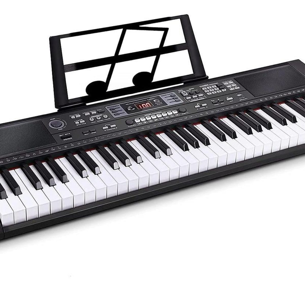 GENERICO - Teclado Musical Profesional de 61 Teclas para Piano