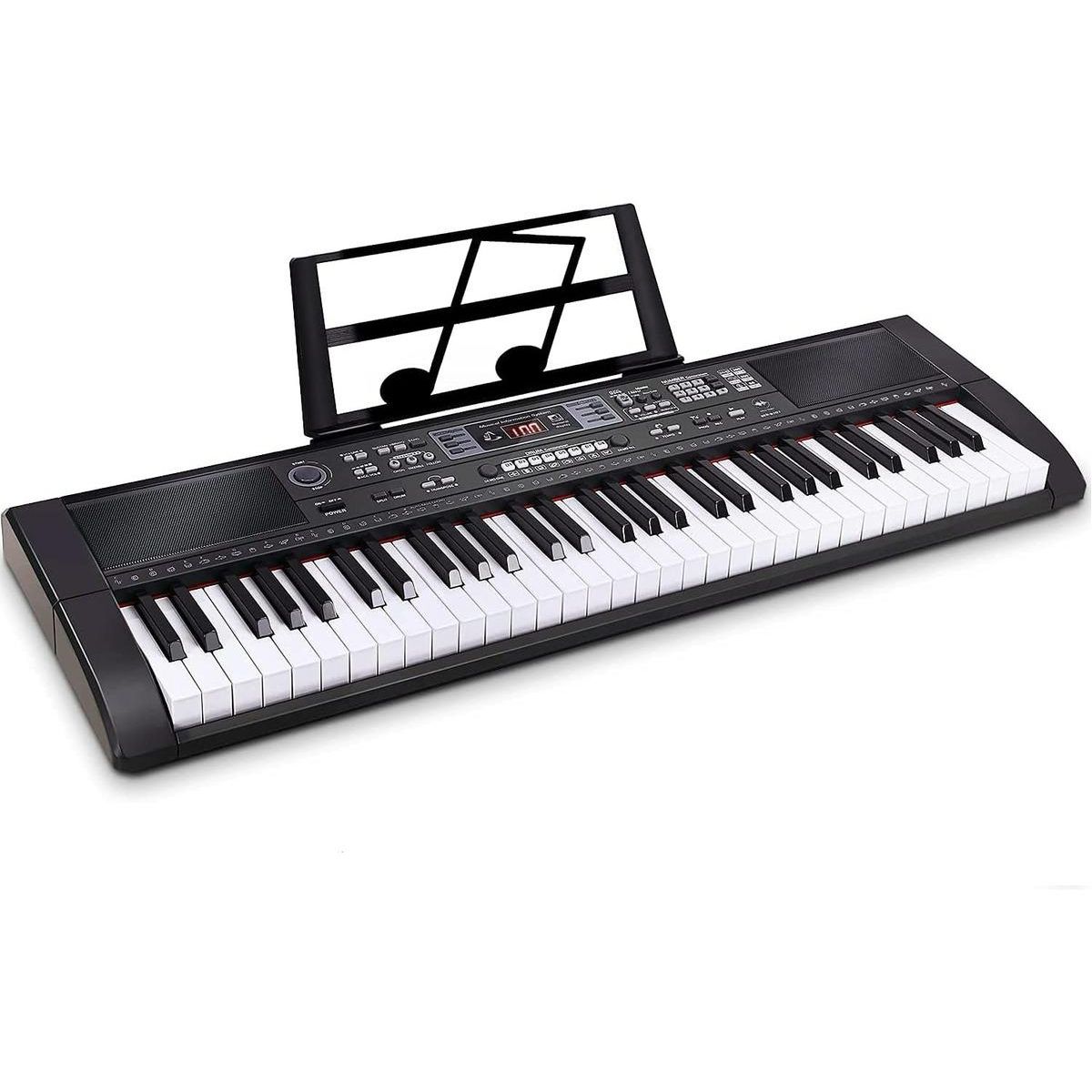 GENERICO - Teclado Musical Profesional de 61 Teclas para Piano