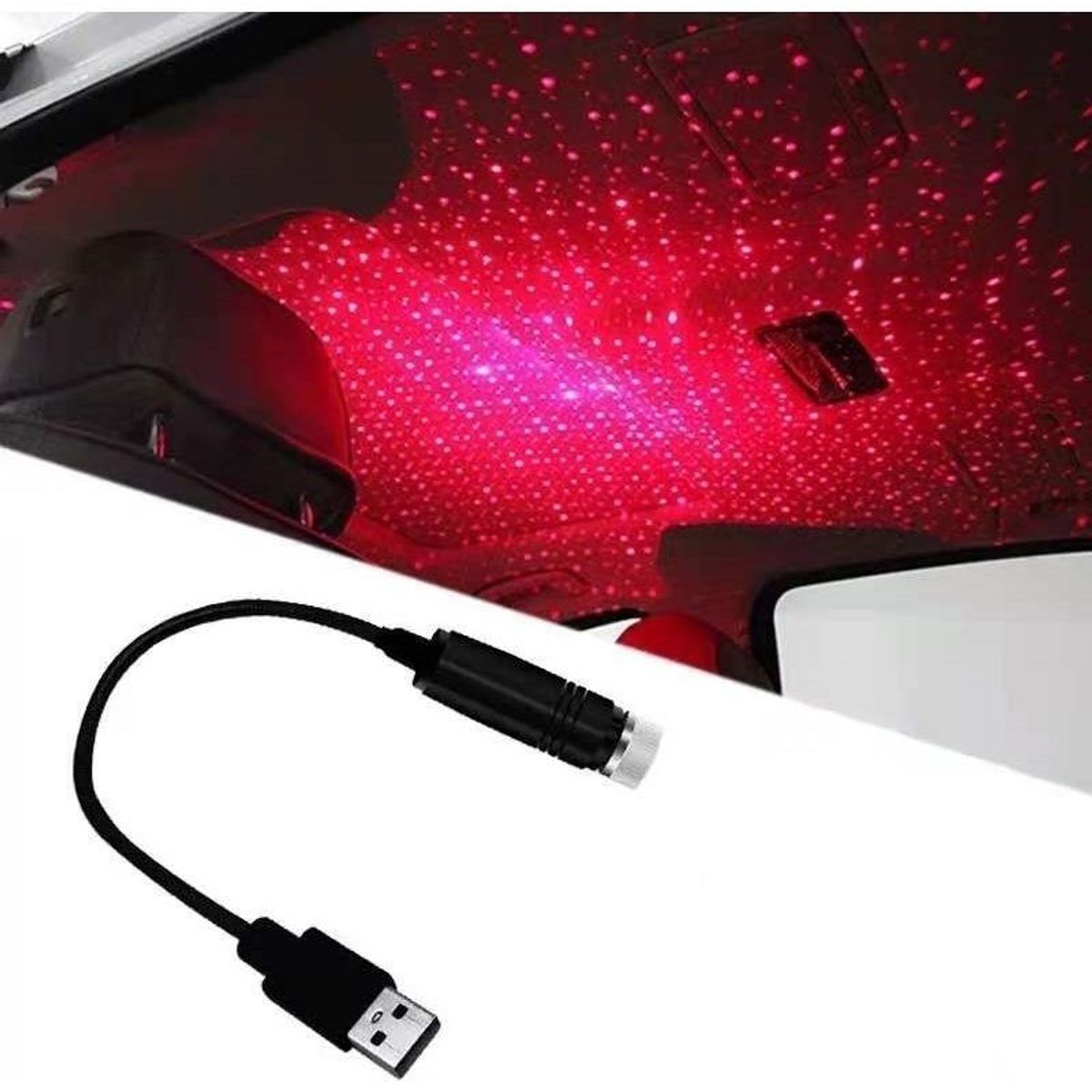 GENERICO - Proyector LED USB para Estrellas en Eventos y Autos