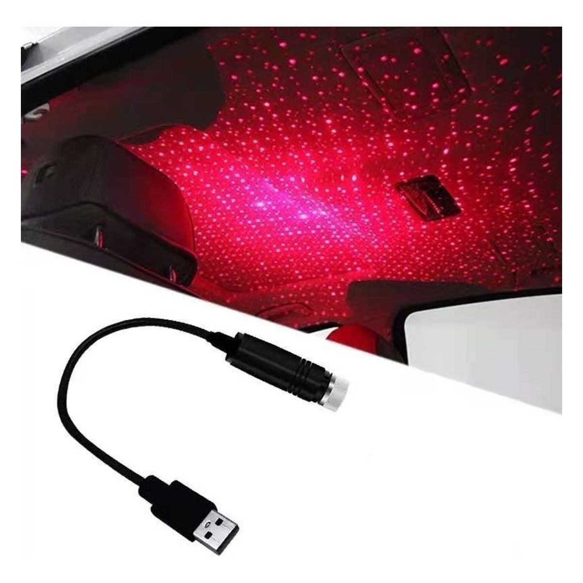 GENERICO - Proyector LED USB para Estrellas en Eventos y Autos