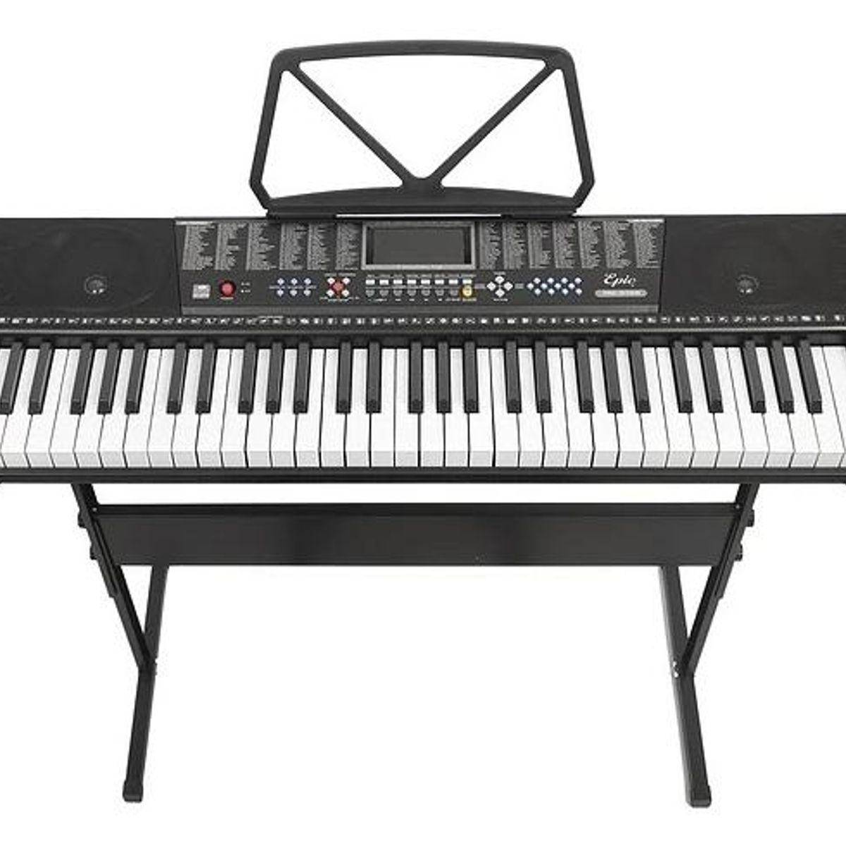 GENERICO - Teclado Electrónico Portátil de 61 Teclas con Funda y Atril