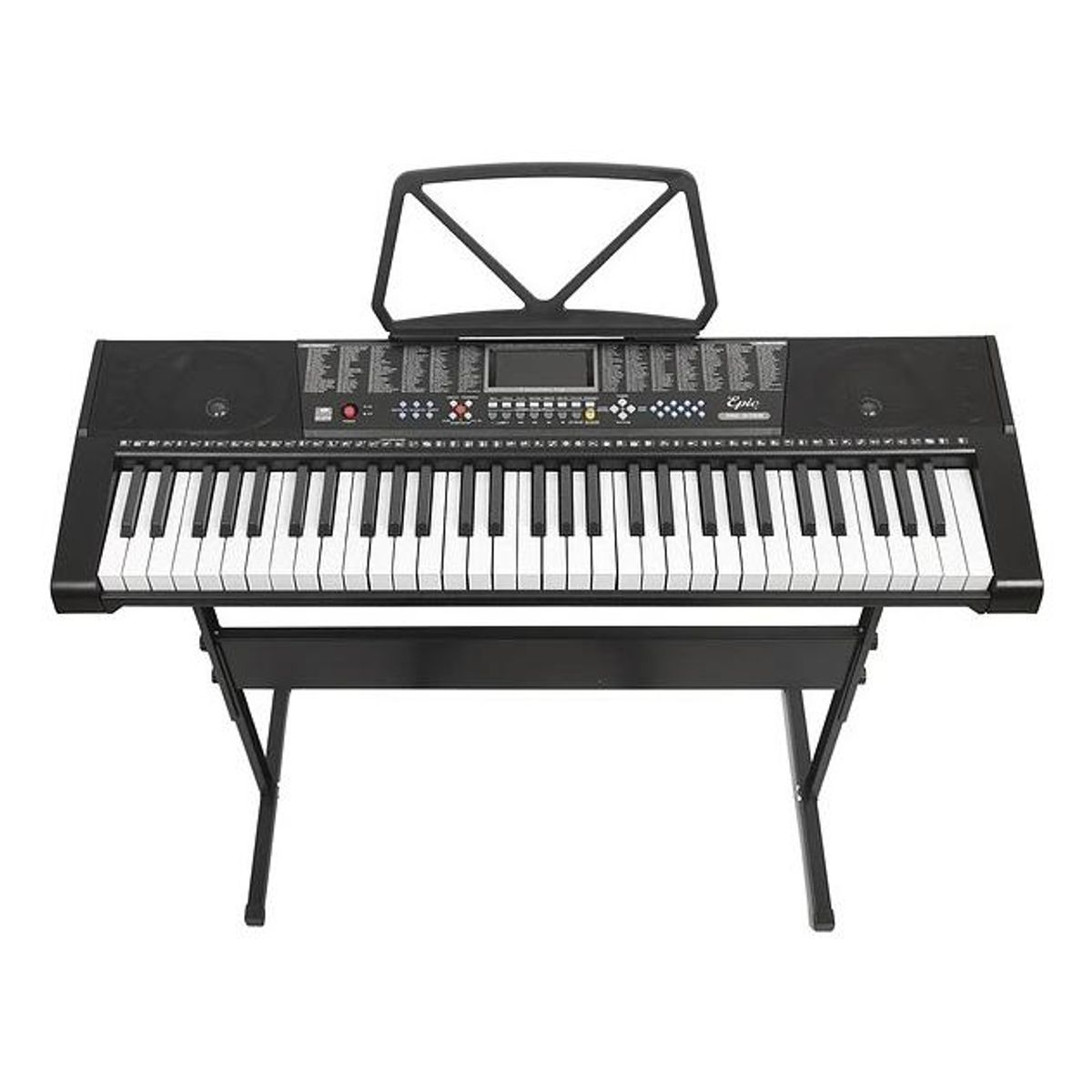 GENERICO - Teclado Electrónico Portátil de 61 Teclas con Funda y Atril