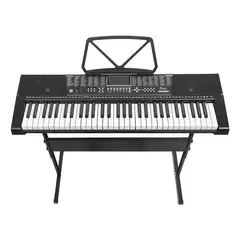 GENERICO - Teclado Electrónico Portátil de 61 Teclas con Funda y Atril