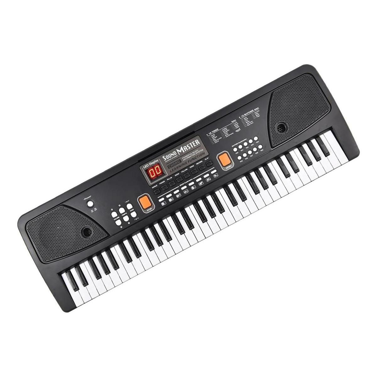 GENERICO - Teclado Digital de 61 Teclas con Altavoces y Soporte