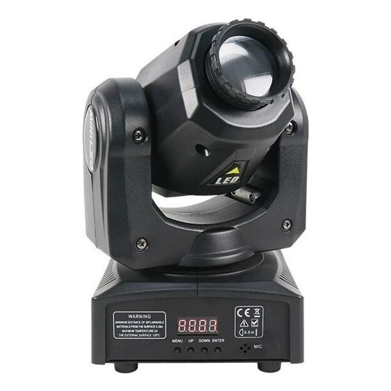 GENERICO - Foco Proyector Móvil LED RGB DMX para Eventos y Fiestas