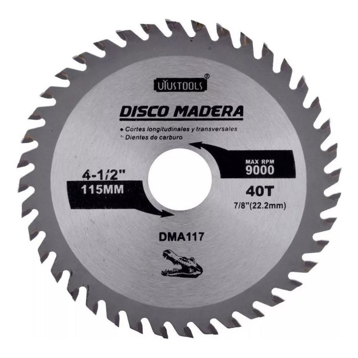 GENERICO - Disco de Sierra Circular 115 mm para Madera