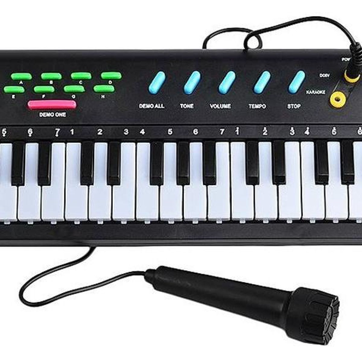 GENERICO - Piano Infantil con Micrófono y 32 Teclas para Niños