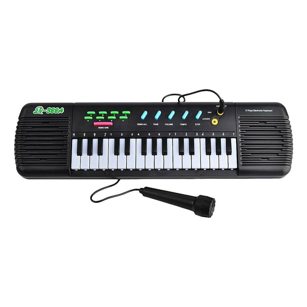 GENERICO - Piano Infantil con Micrófono y 32 Teclas para Niños
