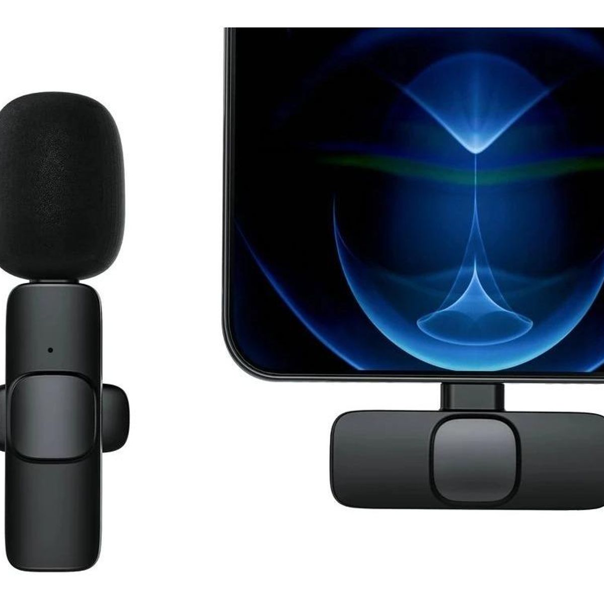 GENERICO - Micrófono Lavalier Inalámbrico para Grabaciones con iPhoneiPad