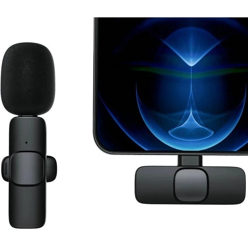 GENERICO - Micrófono Lavalier Inalámbrico para Grabaciones con iPhoneiPad