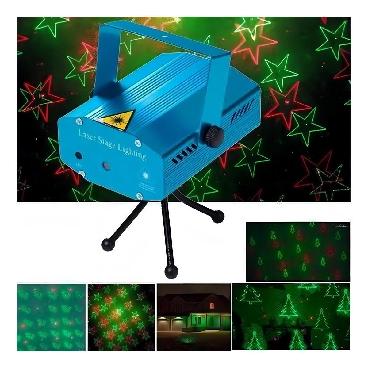 GENERICO - Proyector Laser de Fiesta con Luces Rojas y Verdes