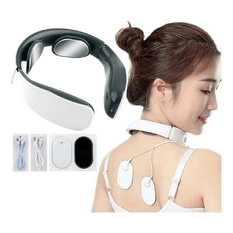GENERICO - Masajedor Electrostimulador Cervical Portátil Recargable