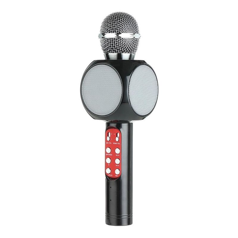 GENERICO - Micrófono Inalámbrico Karaoke con Bocina Bluetooth y FM