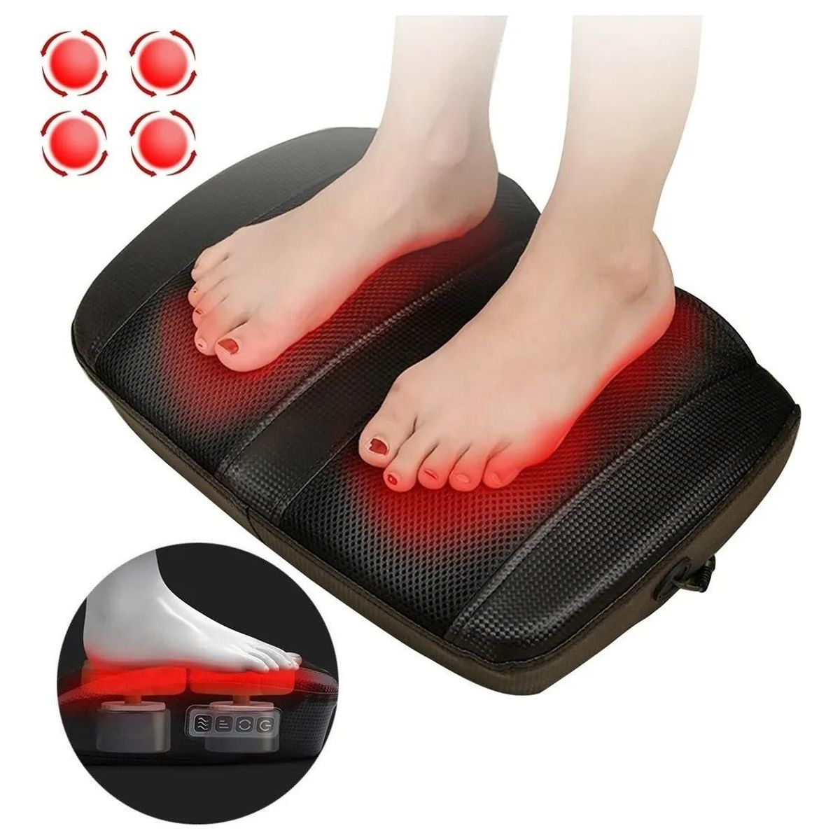 GENERICO - Masajeador Eléctrico Shiatsu para Pies y Piernas