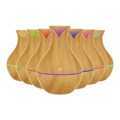 GENERICO - Humidificador Difusor de Aire Madera para Aromaterapia