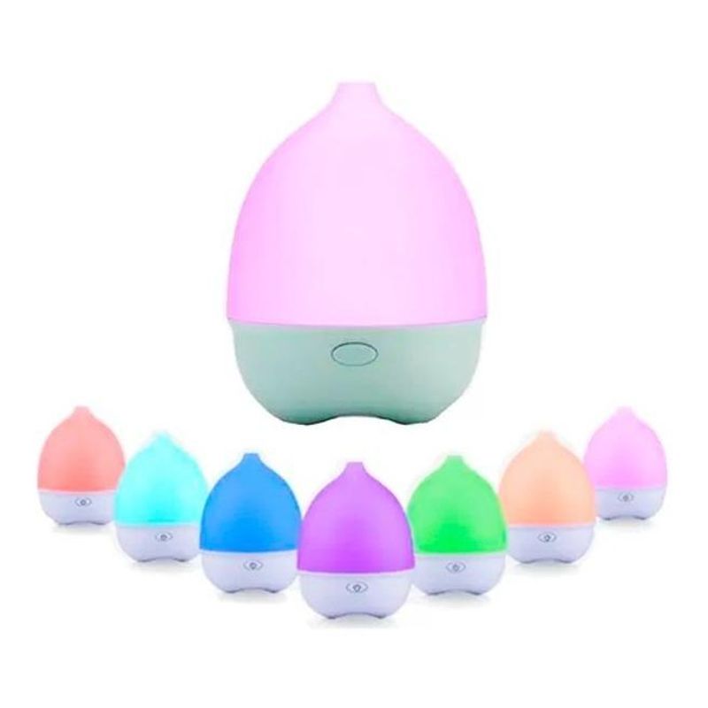 GENERICO - Humidificador Difusor de Aromas con Luz de 7 Colores.