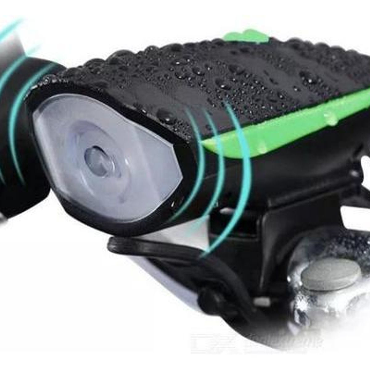 GENERICO - Luz LED Recargable para Bicicleta con Bocina Integrada