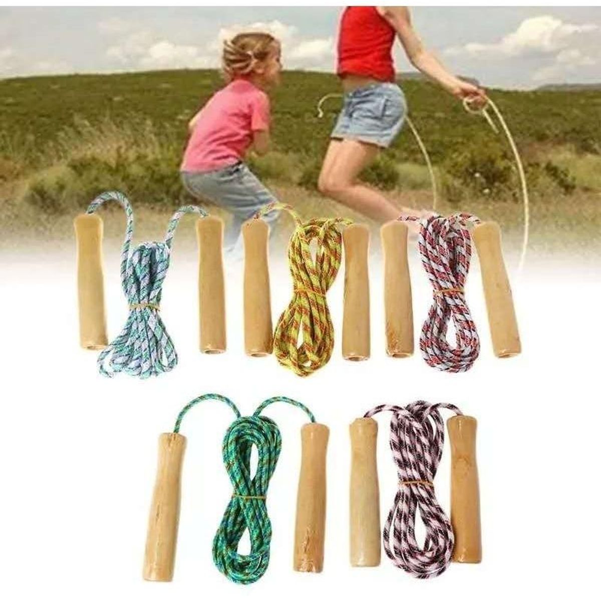 GENERICO - Cuerda para Saltar Ajustable para Entrenamiento Deportivo