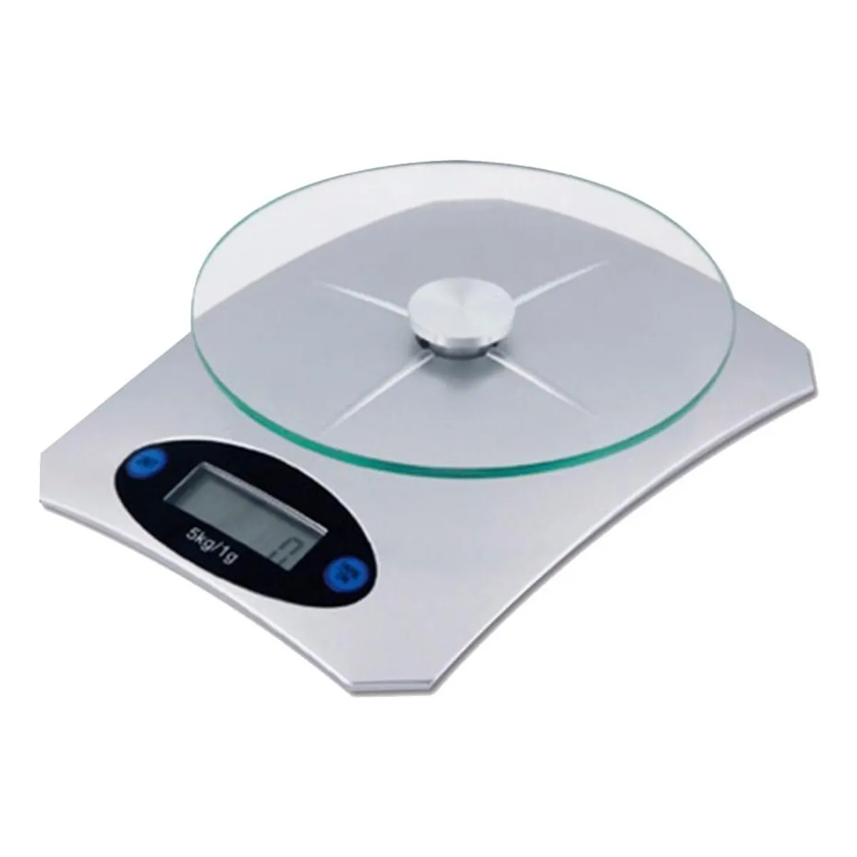 GENERICO - Balanza Digital de Cocina 5 Kg Color Gris con Precisión de 1 g